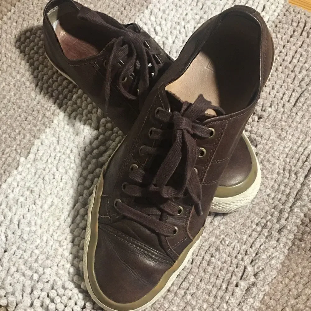 FRYE  LEATHER SNEAKERS